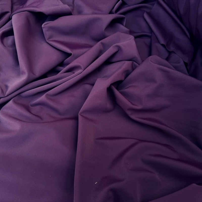 Ткань Бифлекс блестящий (баклажан), 3643